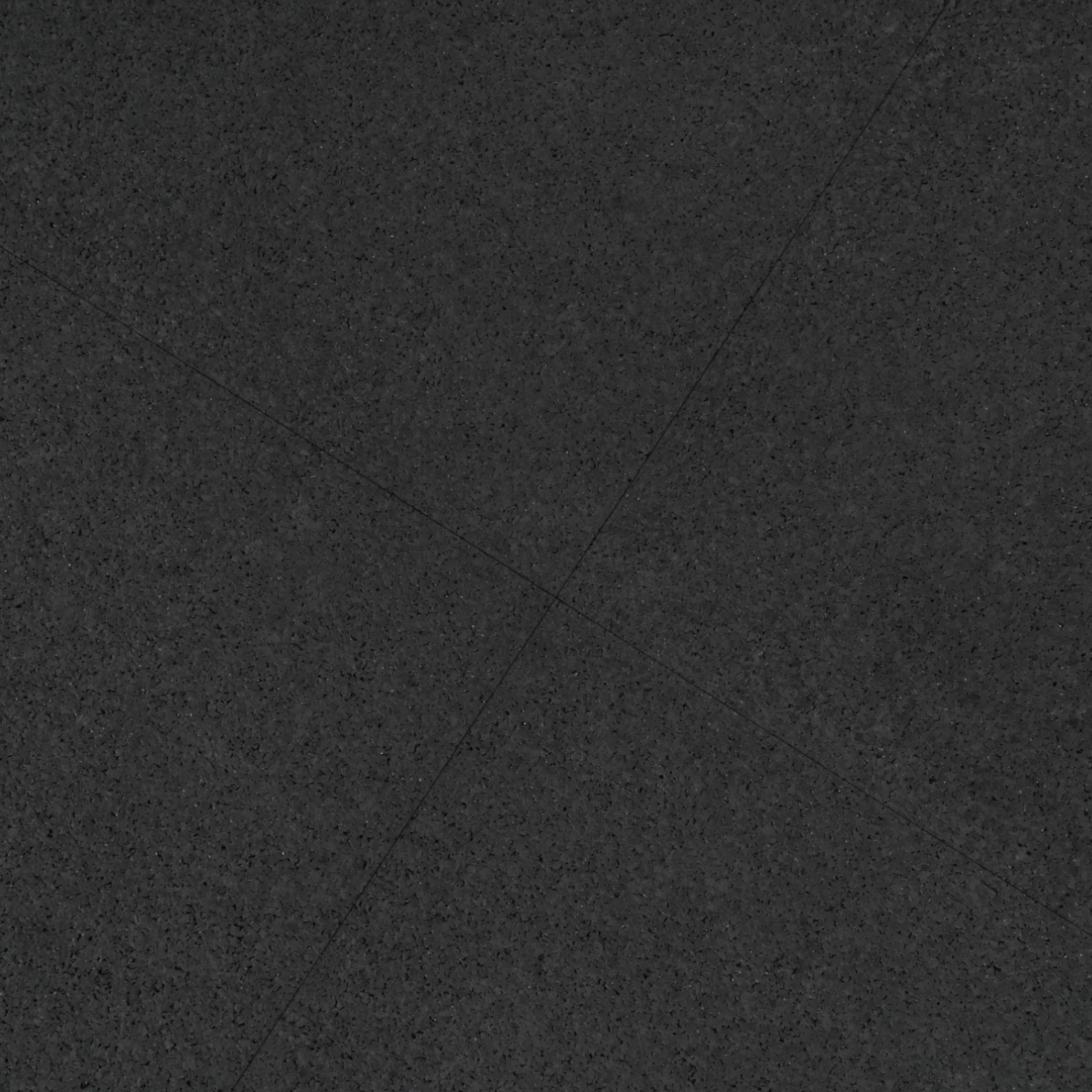 Gummimatte PRO Quadrat 100x100 cm schwarz - Ansicht der Verbindung Passform der Verbindung der schwarzen Gummimatten PRO Quadrat