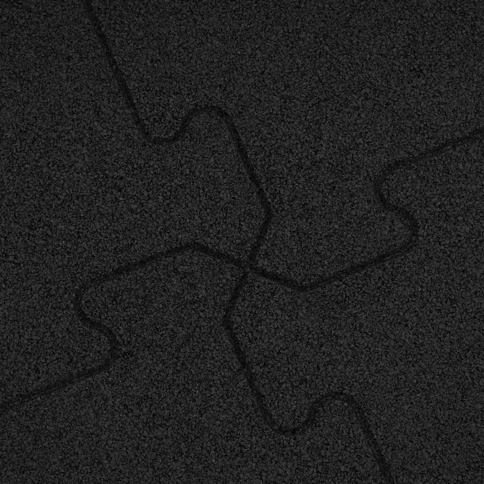 Nahaufnahme der gefasten Kante der Fitness Puzzle Matte Elevate, die eine Fuge imitiert
