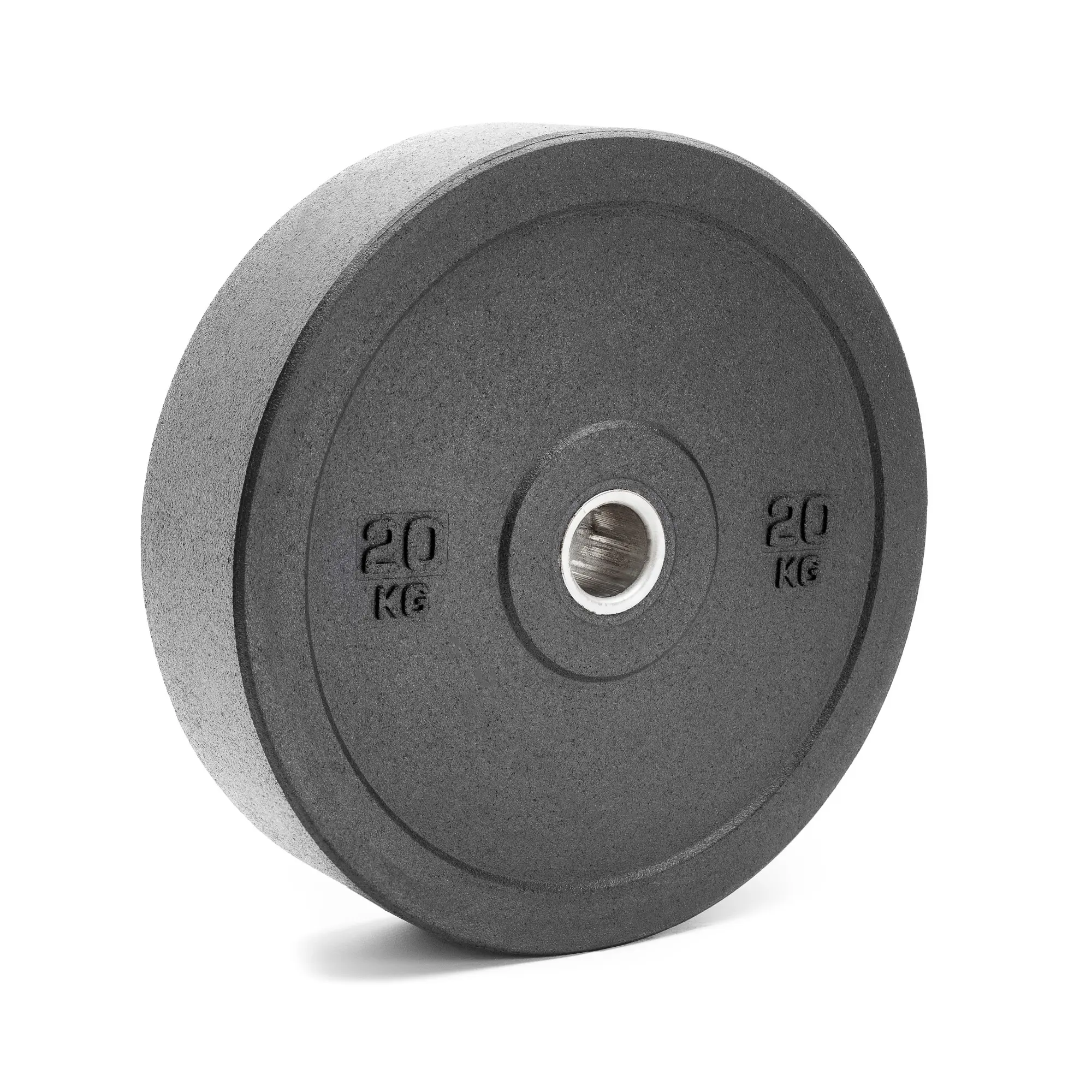 Bumper Essential Plate 20kg Olympia-Hantelscheibe Bumper Essential 20kg - isometrische Ansicht