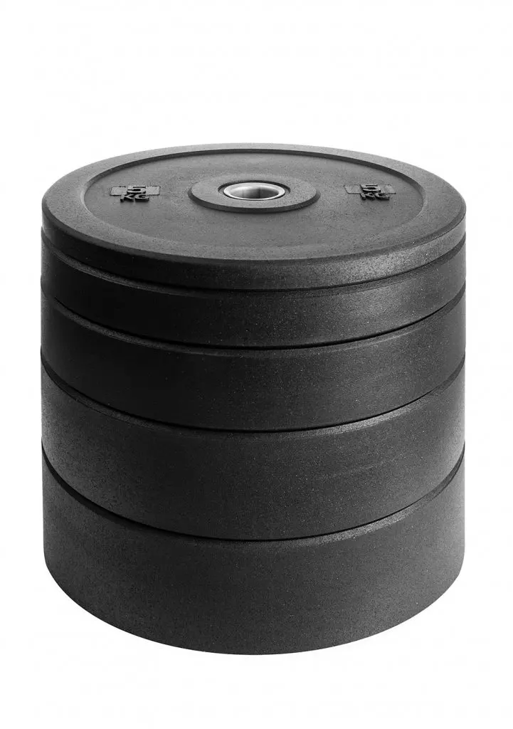 Unterschiede in der Essential-Bumper-Stärke - Stapelansicht Vergleich der Essential Bumper-Dicken - Stapel 5-20kg