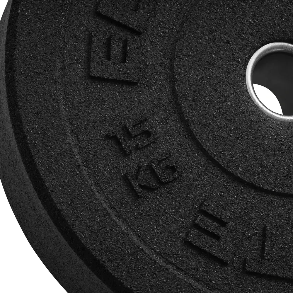 Nahaufnahme der Struktur der Bumper Plate ST Elevate 15kg