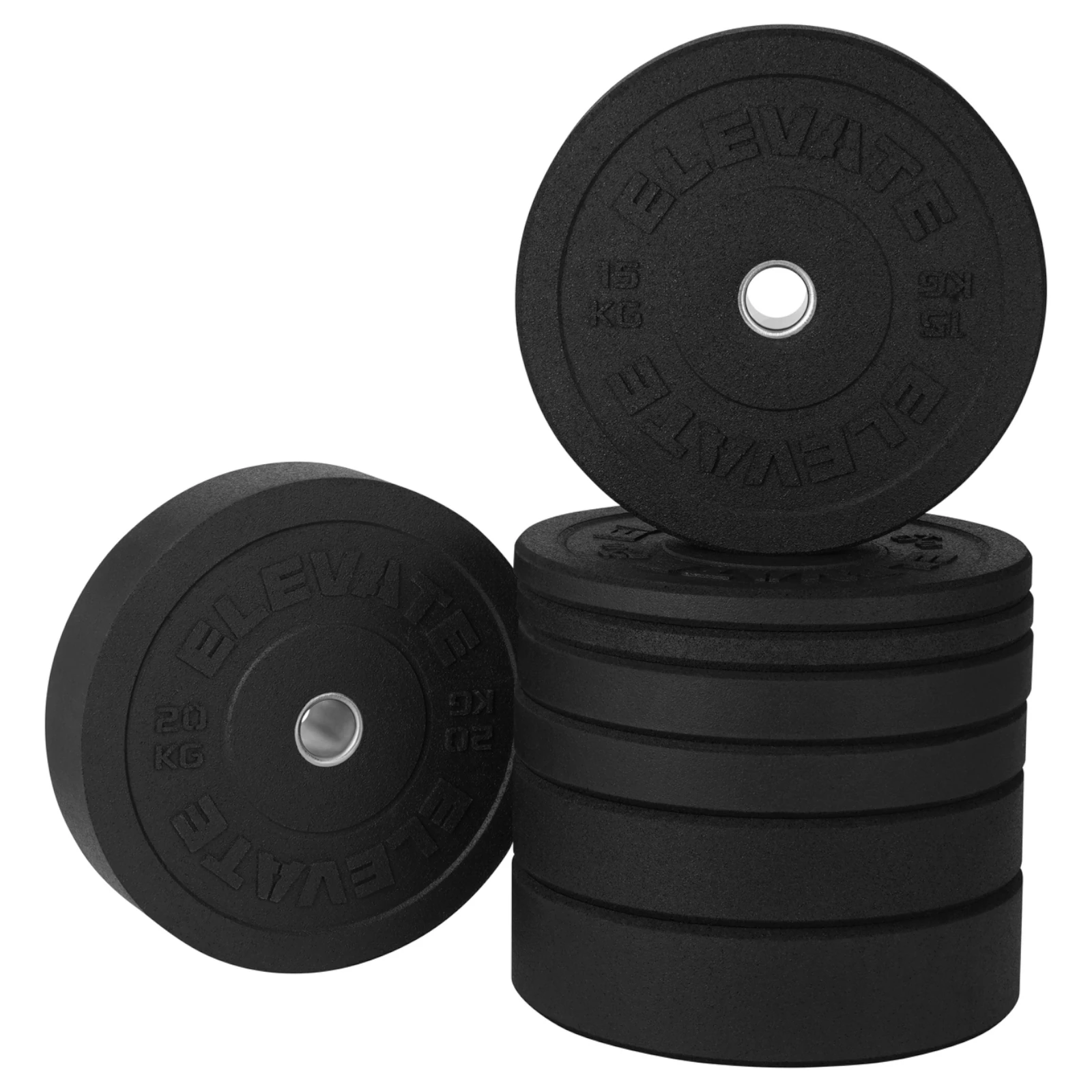 Präsentation des 100kg Bumper Plates ST Elevate Sets